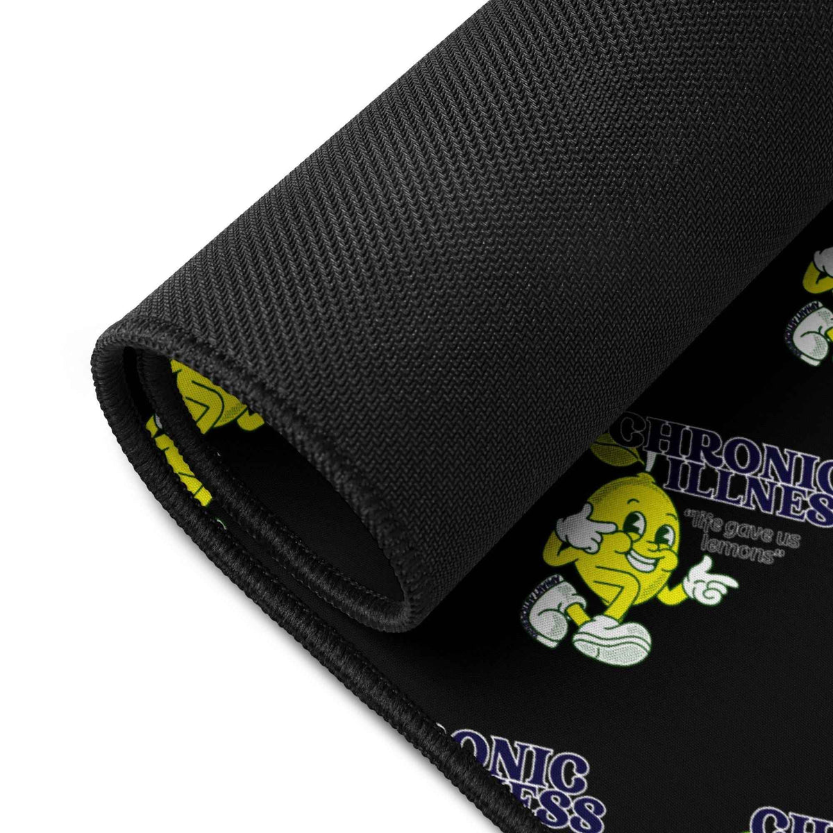 Chronic Illness Lemon Disabled Life Gaming Mouse Pad Deskmat | 4 SIZES