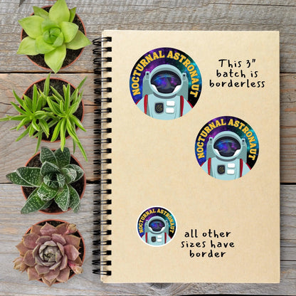 CPAP Nocturnal Astronaut Sleep Apnea Vinyl Sticker - Aphantastic Designs