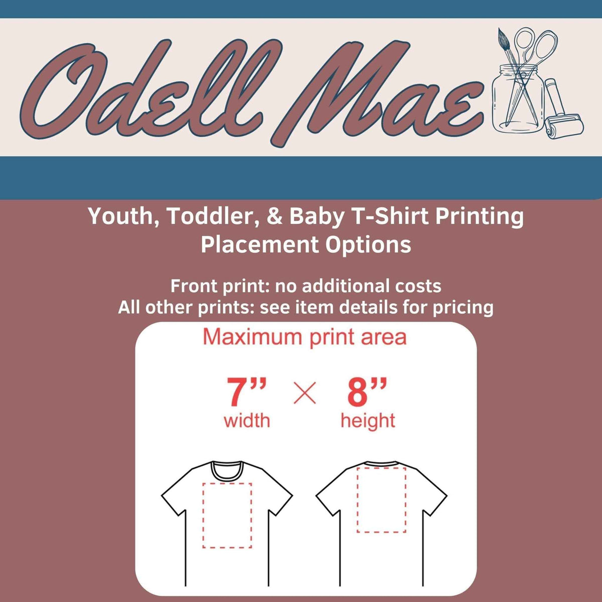 Custom Baby Toddler Embroidered T-Shirt | 6M-5T