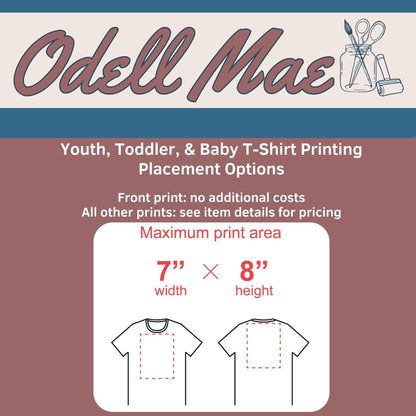 Custom Baby Toddler Embroidered T-Shirt | 6M-5T