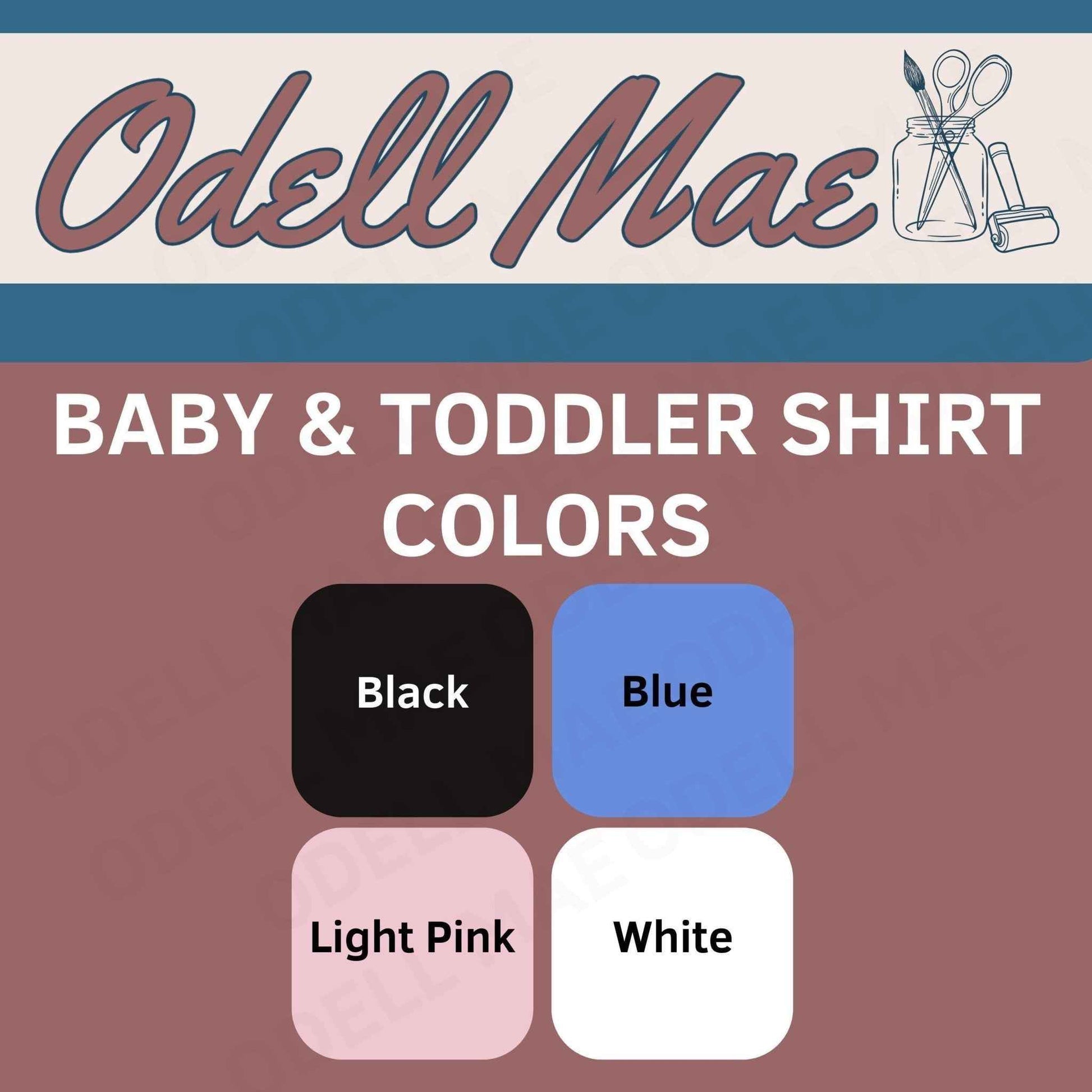 Custom Baby Toddler Embroidered T-Shirt | 6M-5T