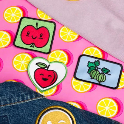 Custom Embroidered Patch | Heart, Circle, Square (Iron - On) - Aphantastic Designs