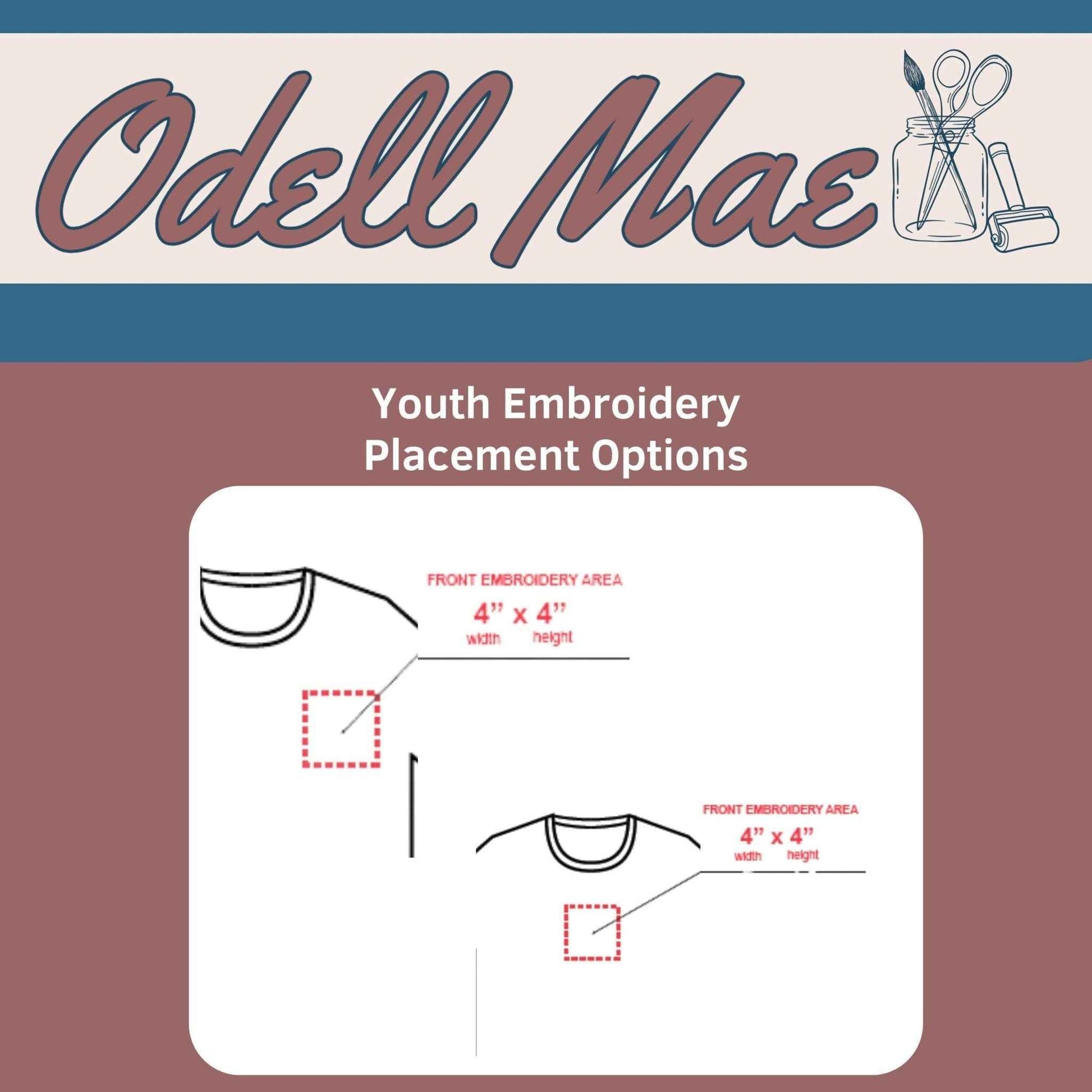 Custom Embroidered Youth Big Kids Sweatshirt