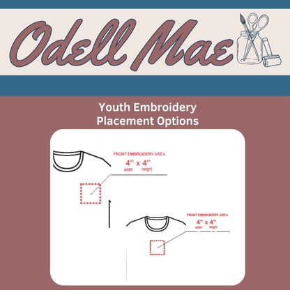 Custom Embroidered Youth Big Kids Sweatshirt