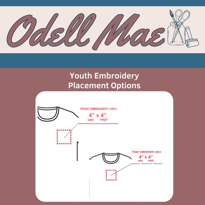 Custom Embroidered Youth Big Kids Sweatshirt - Aphantastic Designs