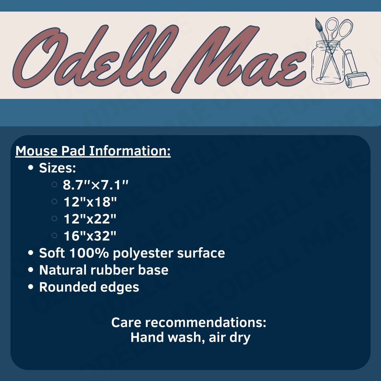 Custom Mousepad Desk Mat | 4 Sizes