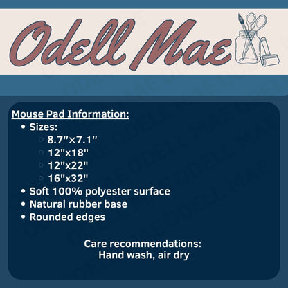 Custom Mousepad Desk Mat | 4 Sizes