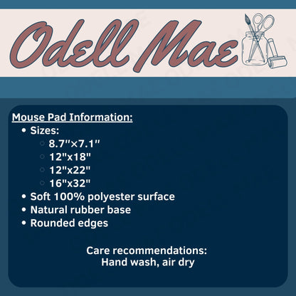 Custom Mousepad Desk Mat | 4 Sizes - Aphantastic Designs