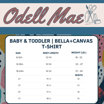 Custom Printed Baby Toddler T-Shirt 6M–5T - Aphantastic Designs