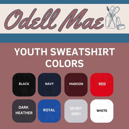 Custom Printed Youth Big Kids Sweatshirt