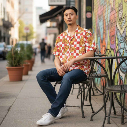 Custom Unisex Moisture Wicking Button Down Shirt