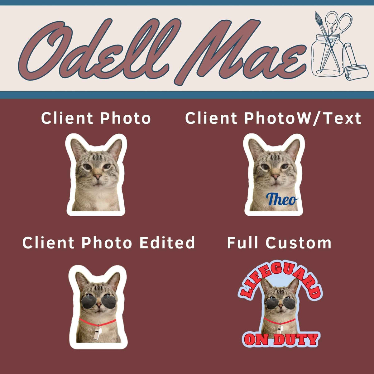 Custom Vinyl Die Cut Sticker Sheet