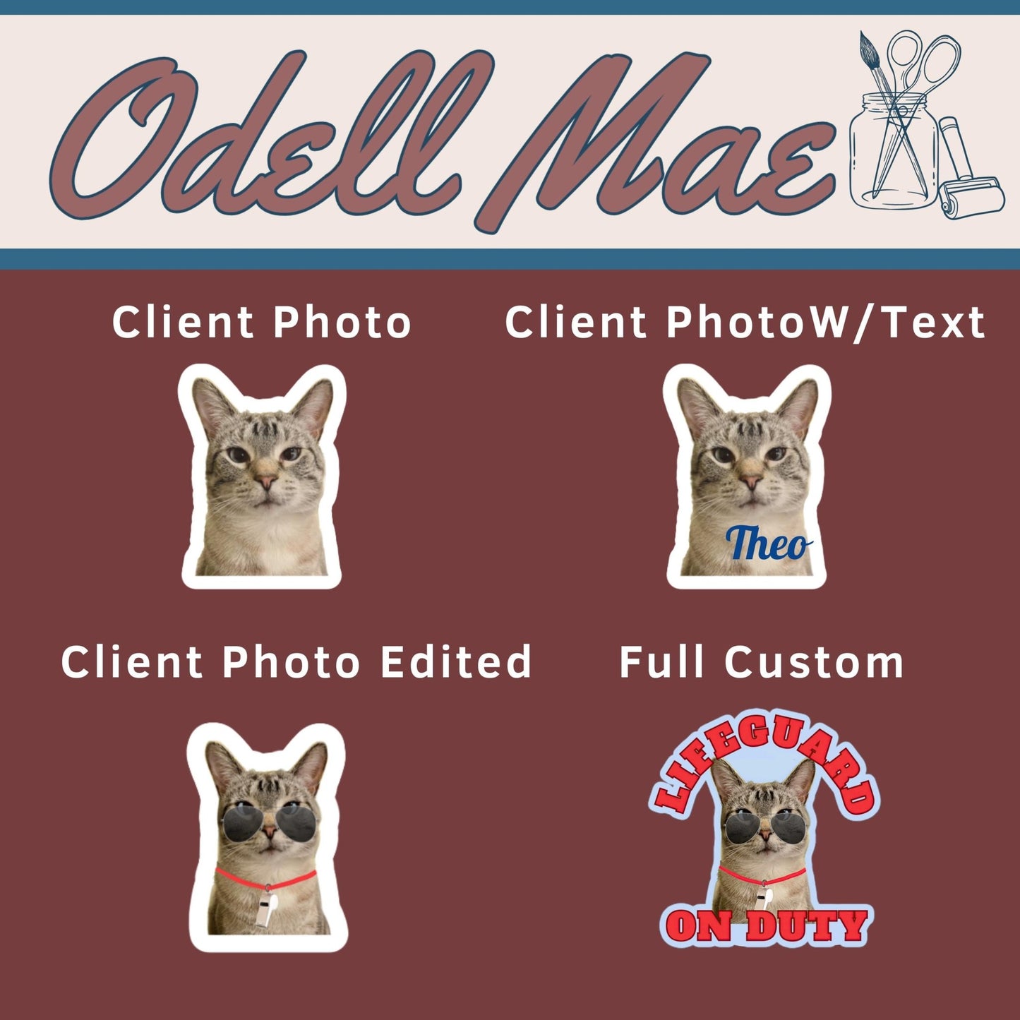 Custom Vinyl Die Cut Sticker Sheet - Aphantastic Designs