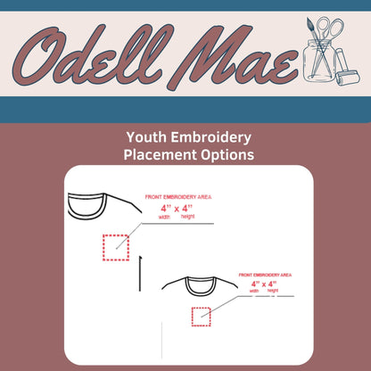 Custom Youth Embroidered Kids T-Shirt Personalized Embroidery Vacation Family Cruise Gift | S - XL - Aphantastic Designs
