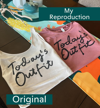 Custom Printed T-Shirt Restoration | Baby to Adult 5XL