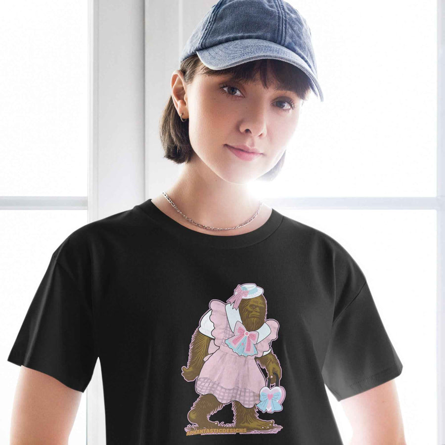 Sweet Squatch Bigfoot Crop Top Baby Doll T-Shirt