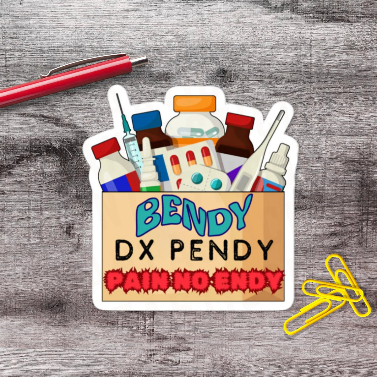 2-6 Inch DX Pending Chronic Illness Disability Vinyl Sticker Aphantastic Designs