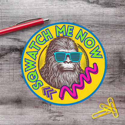 2-6 Inch Rad Bigfoot PNW Sasquatch Vinyl Sticker Aphantastic Designs