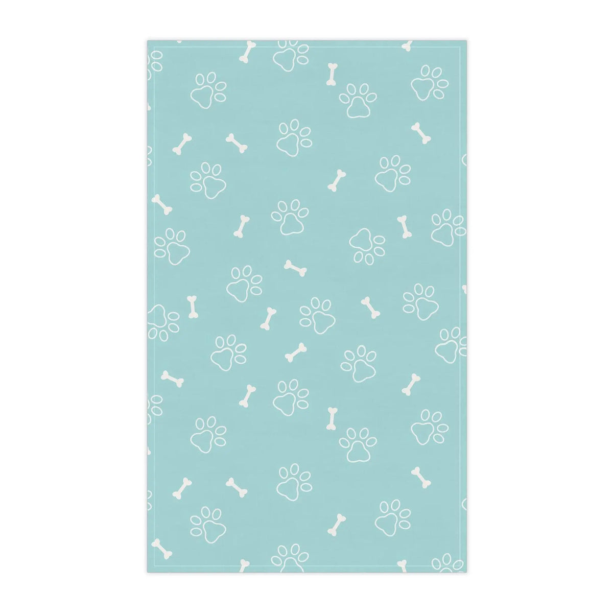 Cute Dog Print Cotton Tea Towel Paw Wipe Host Hostess Housewarming Birthday Gift Aphantastic Designs