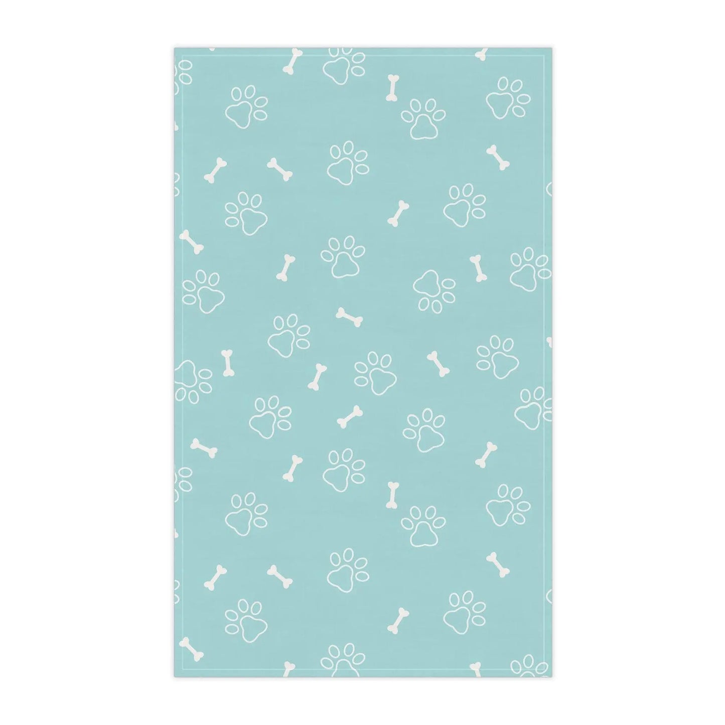 Cute Dog Print Cotton Tea Towel Paw Wipe Host Hostess Housewarming Birthday Gift Aphantastic Designs