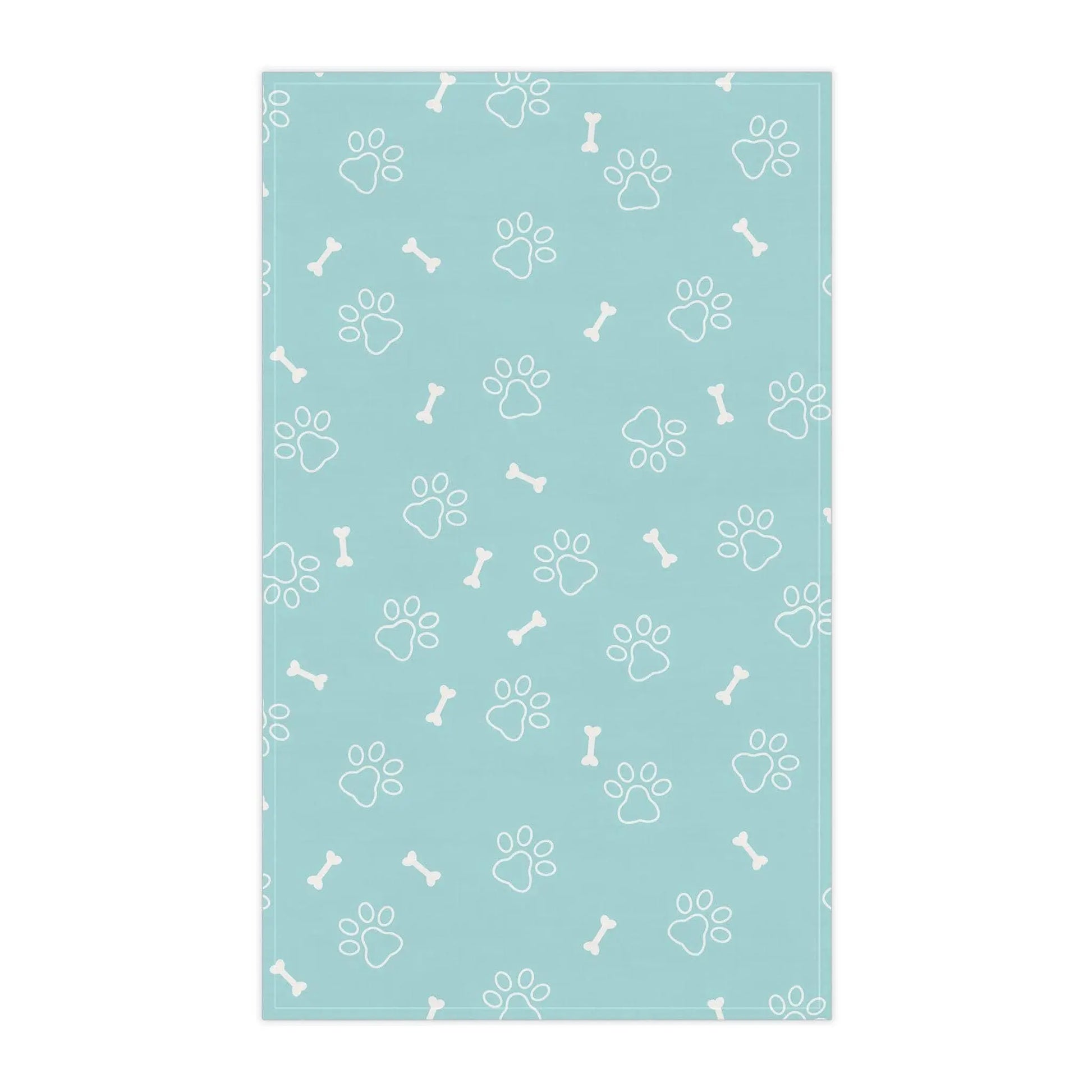 Cute Dog Print Cotton Tea Towel Paw Wipe Host Hostess Housewarming Birthday Gift Aphantastic Designs