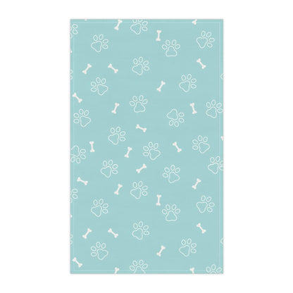 Cute Dog Print Cotton Tea Towel Paw Wipe Host Hostess Housewarming Birthday Gift Aphantastic Designs