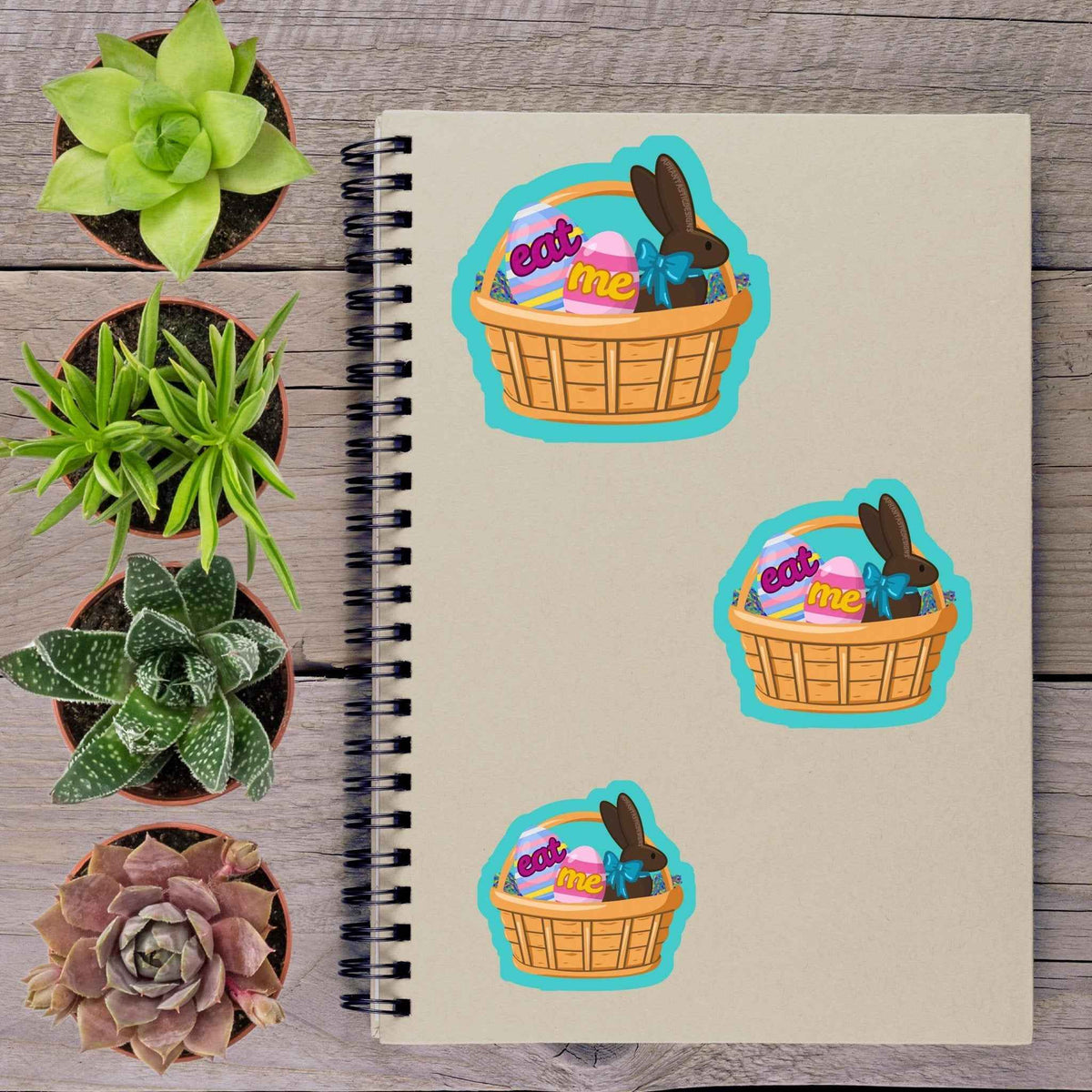 Eat Me Easter Bunny Vinyl Sticker