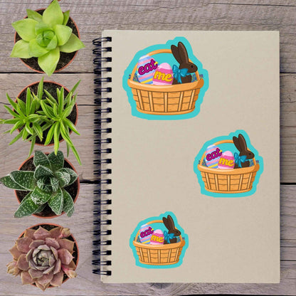 Eat Me Easter Bunny Vinyl Sticker