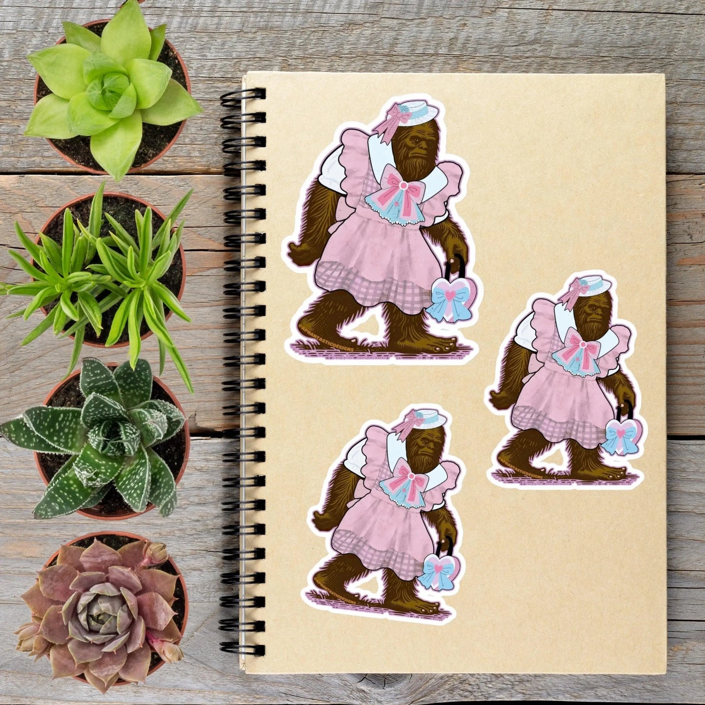 EGL Old School Ita Bigfoot Vinyl Sticker - Aphantastic Designs