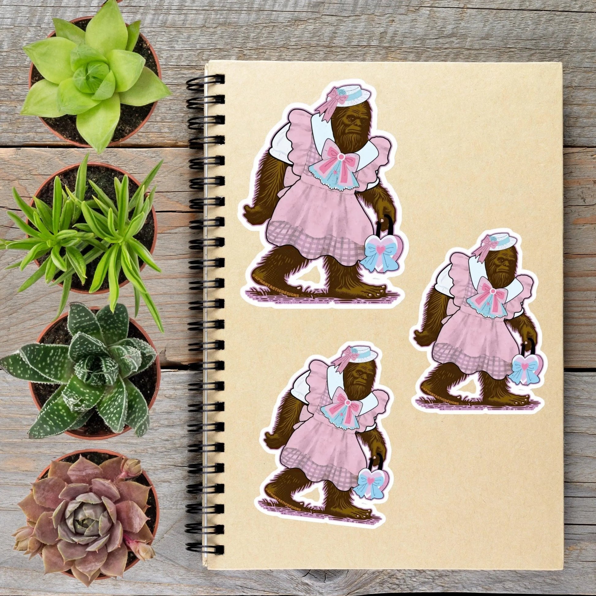 EGL Old School Ita Bigfoot Vinyl Sticker - Aphantastic Designs