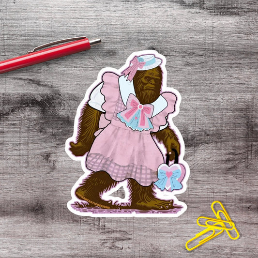EGL Old School Ita Bigfoot Vinyl Sticker - Aphantastic Designs