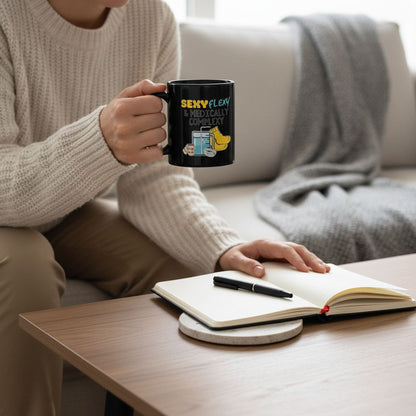 Ehlers Danlos Coffee Mug | Ceramic, Left Hand Friendly, & Dishwasher Safe - Aphantastic Designs