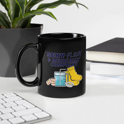 Ehlers Danlos Coffee Mug | Ceramic, Left Hand Friendly, & Dishwasher Safe - Aphantastic Designs