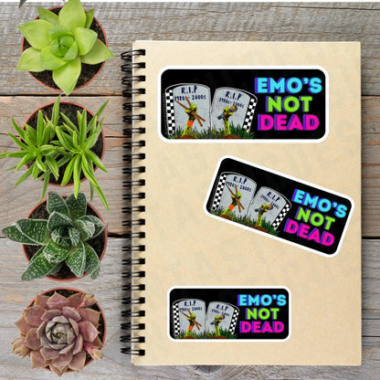 Elder Emos Not Dead Vinyl Sticker - Aphantastic Designs