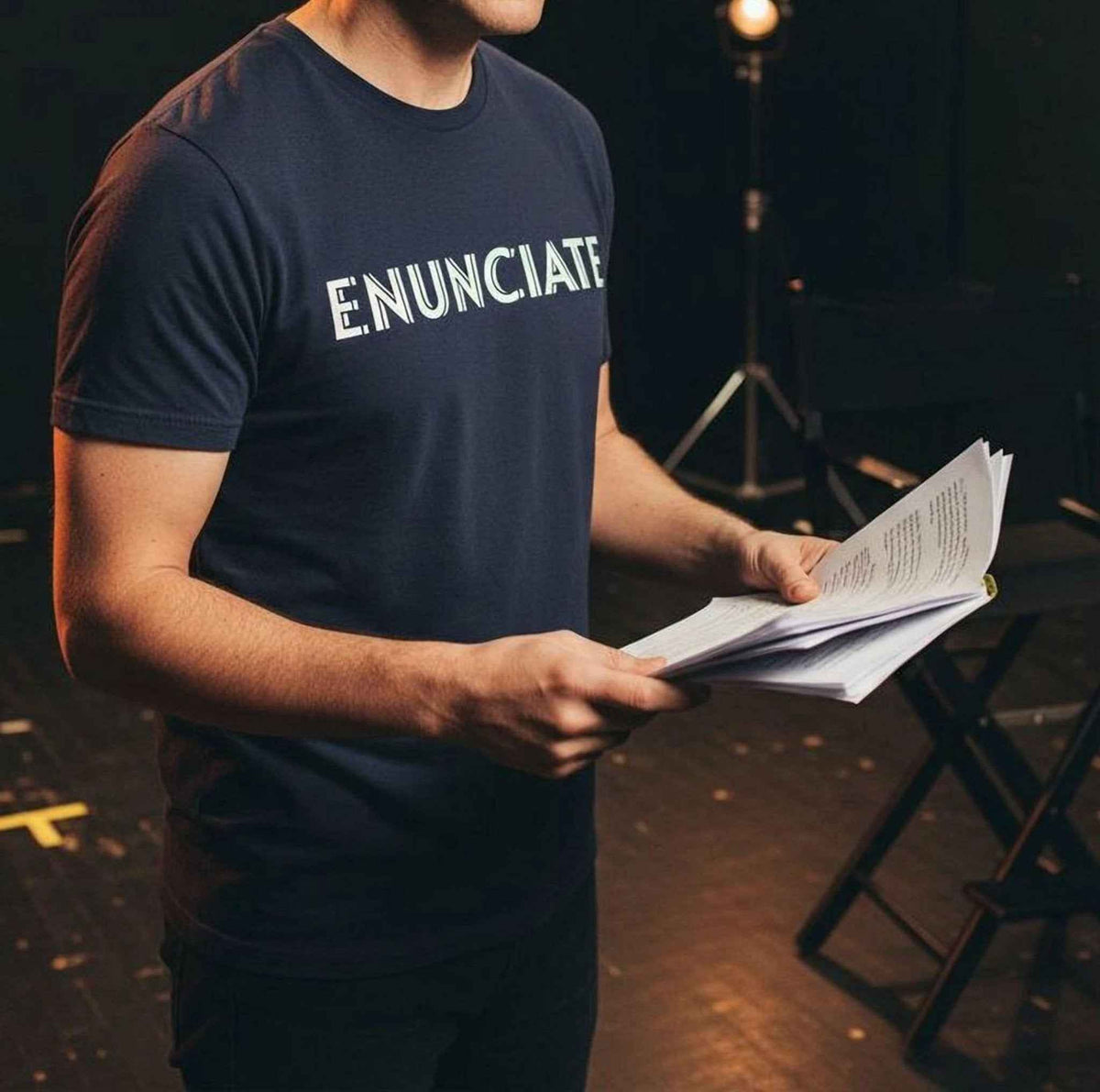 Enunciate Theatre T-Shirt | Baby Toddler Adult
