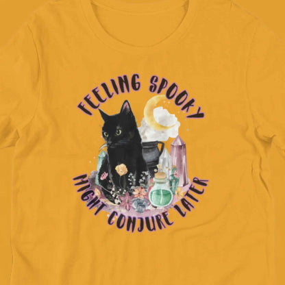 Feeling Spooky Black Cat T-Shirt | Baby Toddler Adult