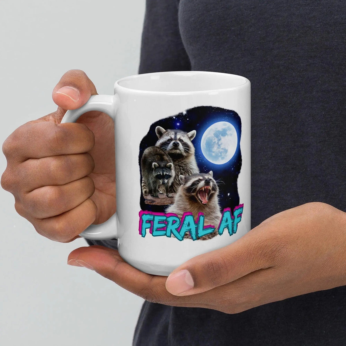 The image is a promotional graphic for a company called "Aphantastic Designs". It features a black sweatshirt with a cat design, a water bottle with stickers, and a plant in a white pot. The text above the image reads "I've tested multiple vendors to find the best premium products around!"