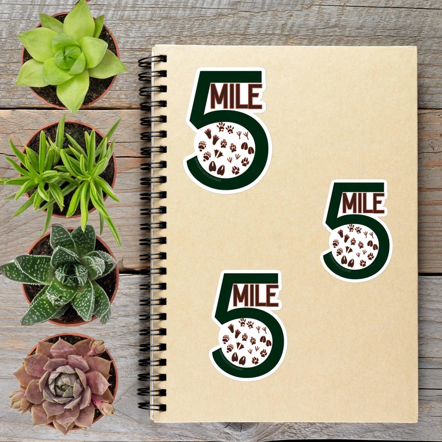 Five Mile Spokane Vinyl Sticker - Aphantastic Designs