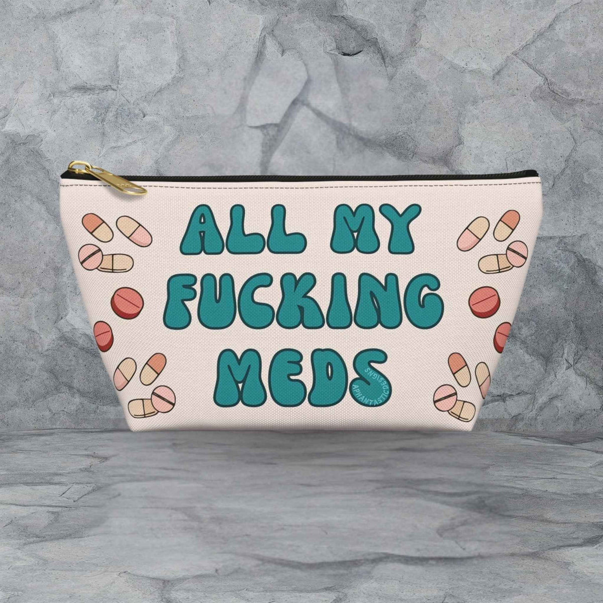 NSFW Chronic Illness Medicine Bag Travel Pouch