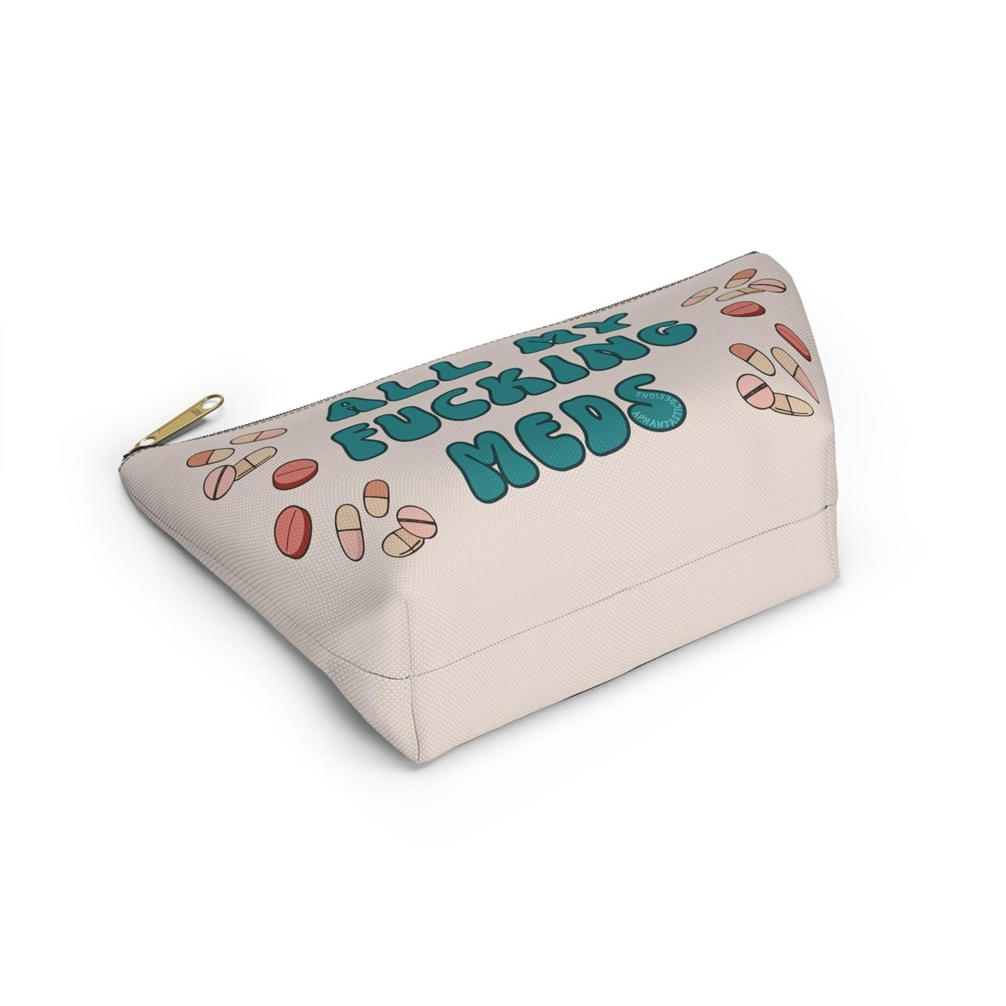Funny Chronic Illness Medicine Bag Travel Pouch - Aphantastic Designs