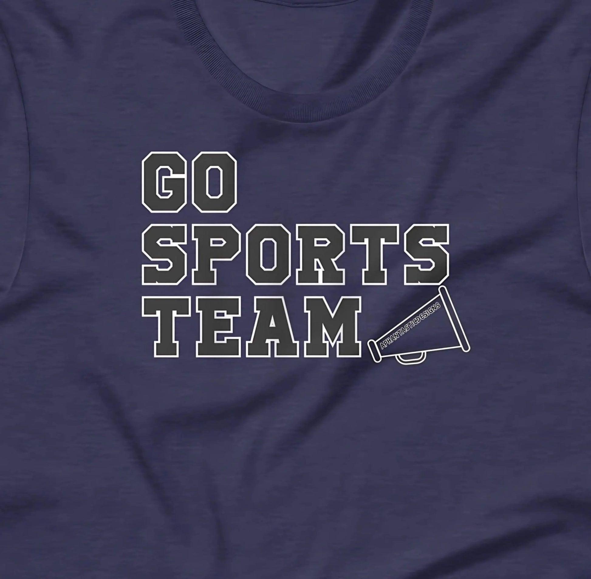 Go Sports Team T-Shirt | Baby Toddler Adult - Aphantastic Designs