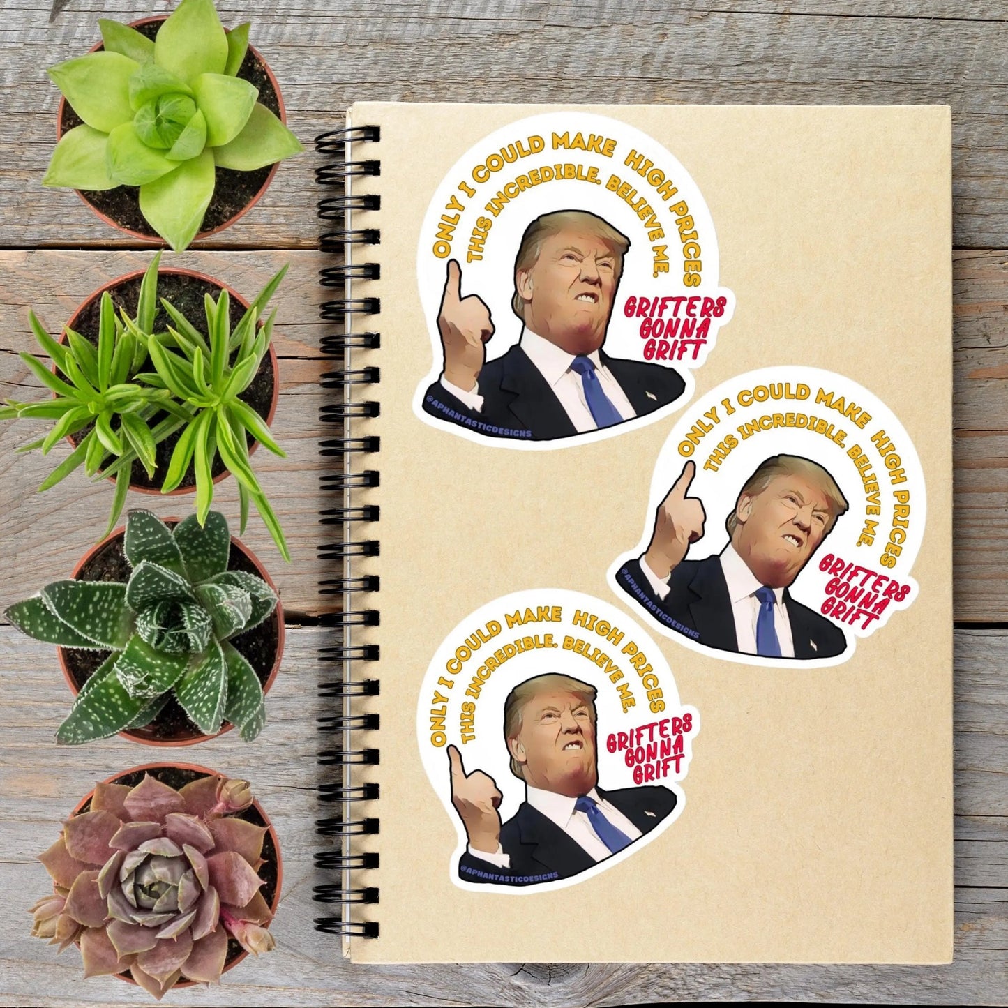 Golden Showers Anti Trump Political Protest Urinal Vinyl Sticker | LIMITED RUN - Aphantastic Designs