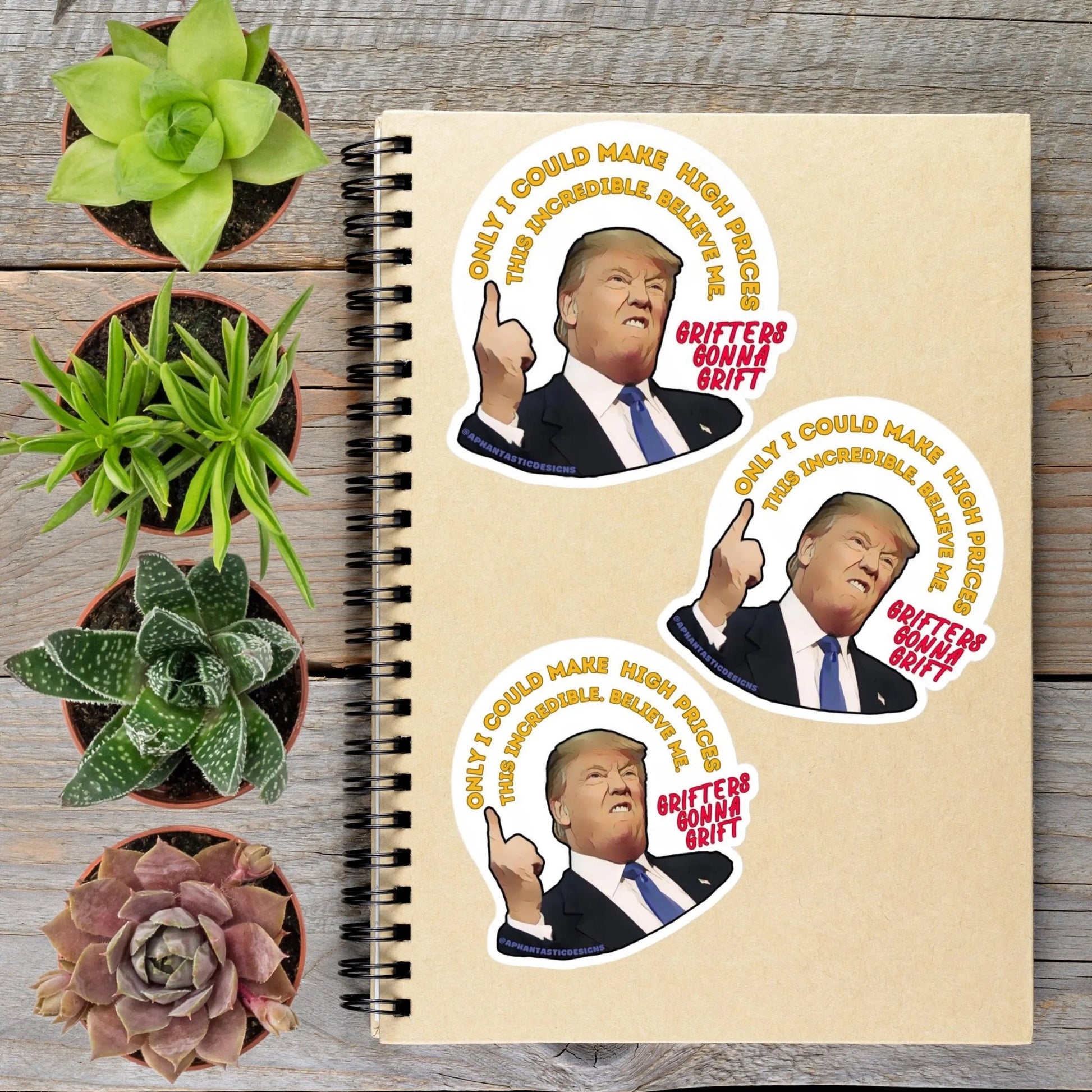 Golden Showers Anti Trump Political Protest Urinal Vinyl Sticker | LIMITED RUN - Aphantastic Designs