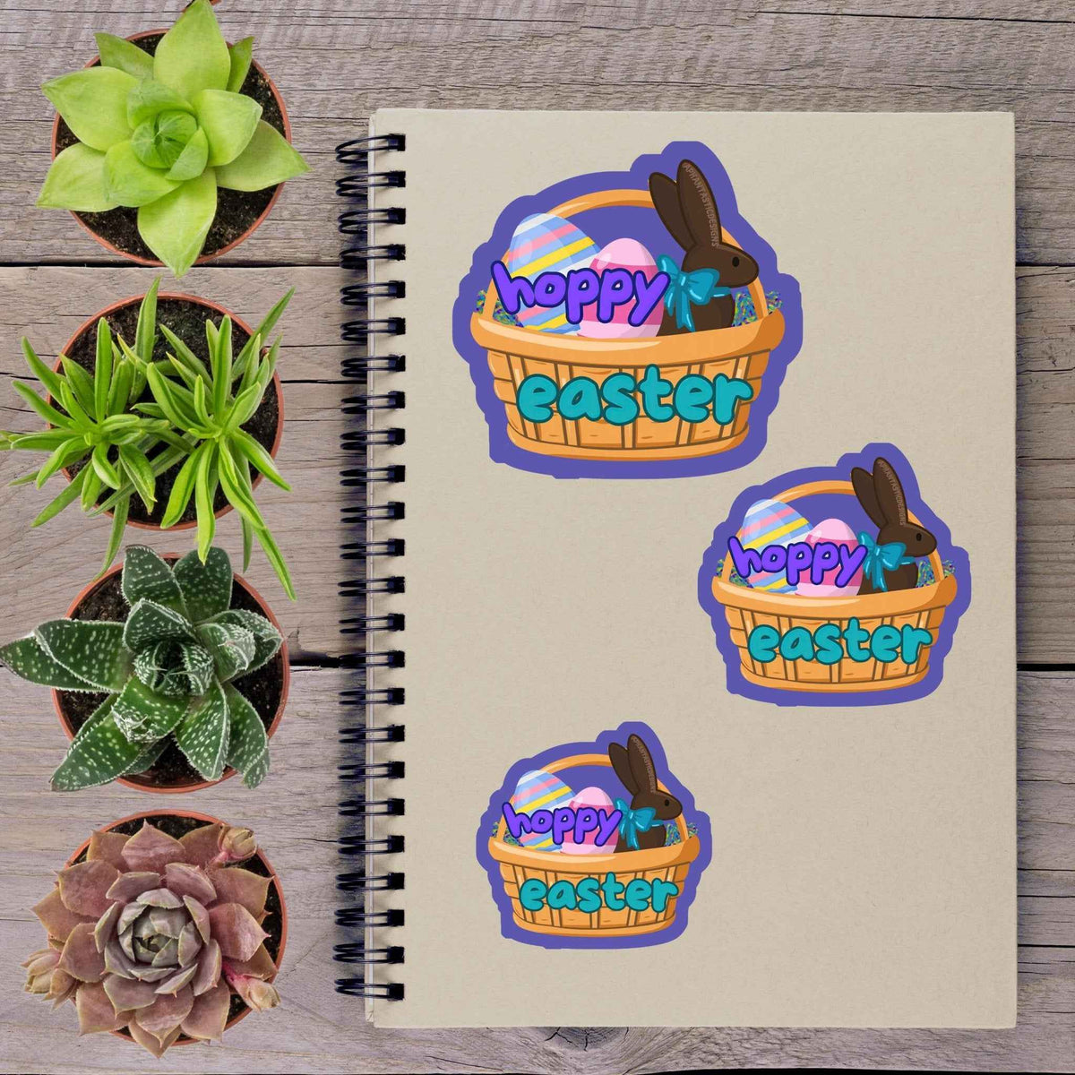 Hoppy Easter Vinyl Sticker