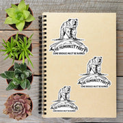 Humanist Party Burn Bridges Anti Trump Political Protest Vinyl Sticker | LIMITED RUN - Aphantastic Designs