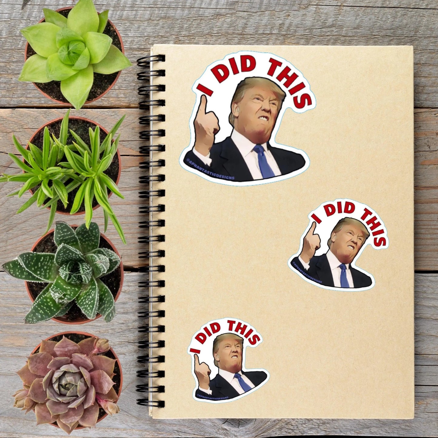 I Did This Anti Trump Political Protest Urinal Vinyl Sticker | LIMITED RUN - Aphantastic Designs