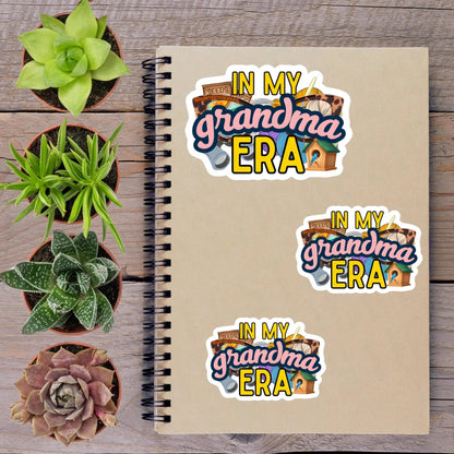 In My Grandma Era Vinyl Sticker - Aphantastic Designs
