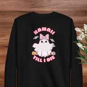 Kawaii Till I Die Ghost Sweatshirt | Adult S–3XL - Aphantastic Designs