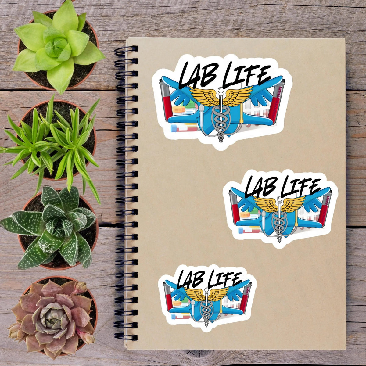 Lab Life Phlebotomist Vinyl Sticker - Aphantastic Designs