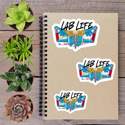 Lab Life Phlebotomist Vinyl Sticker - Aphantastic Designs